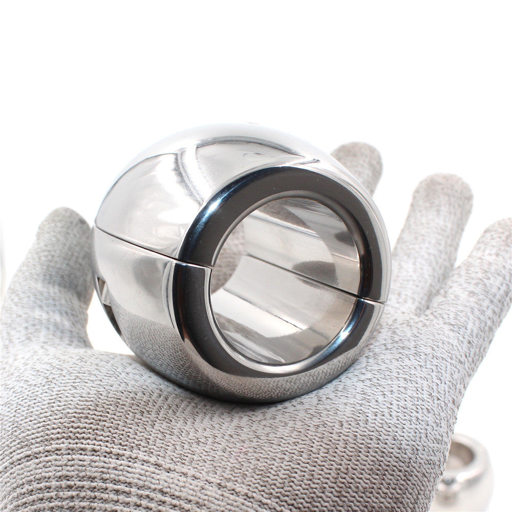 Metal Scrotum Pendant Ball Penis Stretcher Testis Weight BDSM Bondage Male sex toy