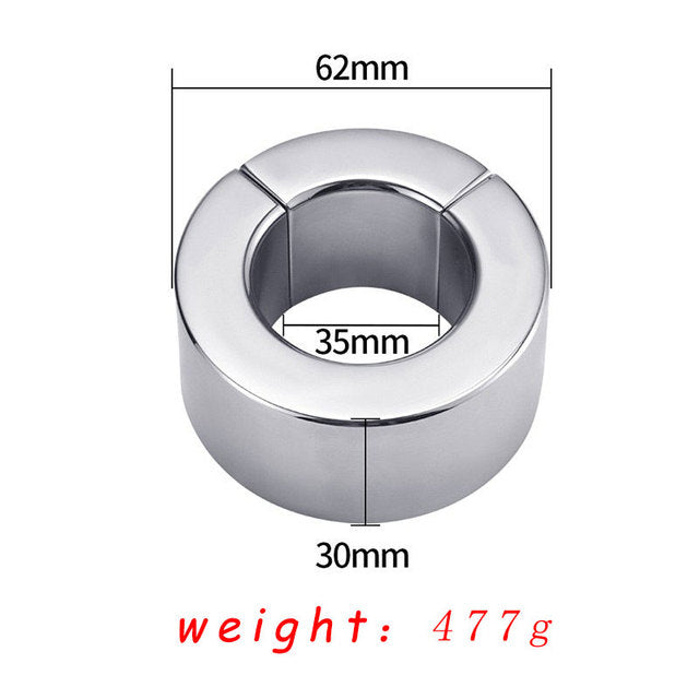 Magnetic Metal Scrotum Pendant Penis Weights Stretcher For Men Male sex toy