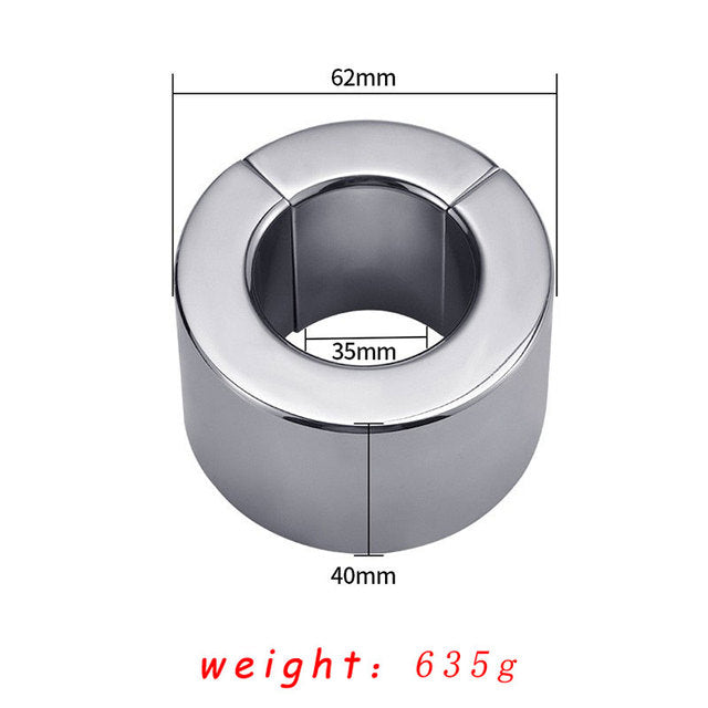 Magnetic Metal Scrotum Pendant Penis Weights Stretcher For Men Male sex toy