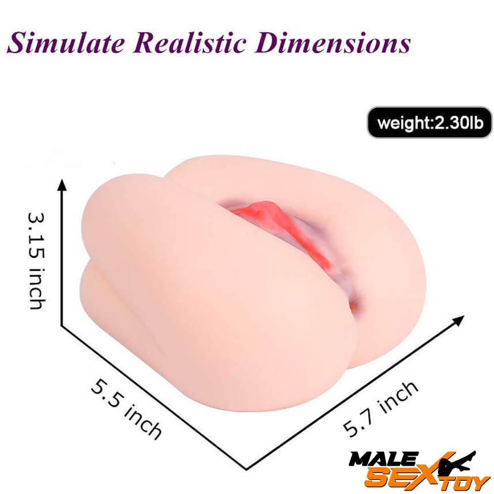 2.3lb Lifelike Torso Sex Toy With Virgin Pocket Pussy