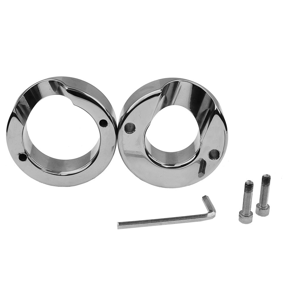 Stainless Steel Scrotal Penis Weights Stretcher Pendant Cock Ring Male sex toy