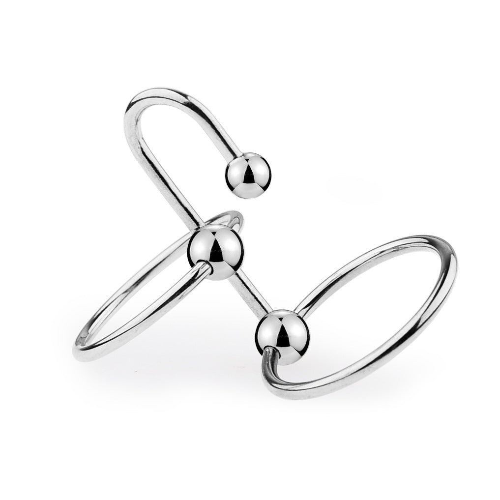 Metal Urethral Sound Dilators Penis Plug With Cock Ring For Men Male sex toy