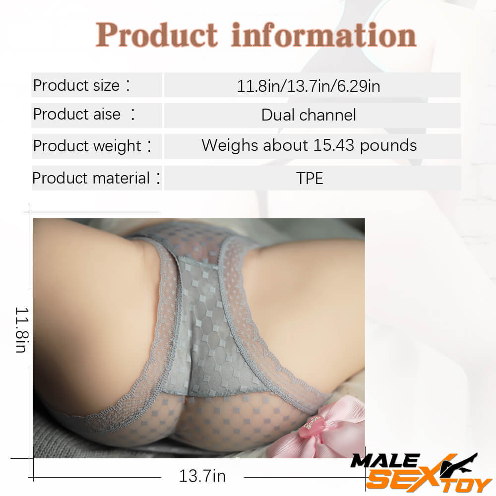15.4lb Big Ass Sex Toy Torso Big Anal Masturbation Sex Toy Male sex toy