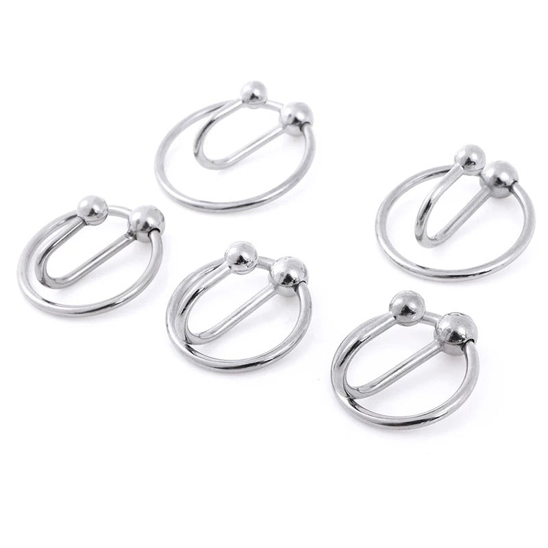 Metal Urethral Sound Dilators Penis Plug With Cock Ring For Men Male sex toy