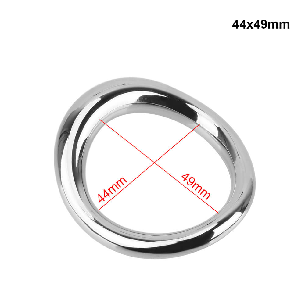 Premium Stainless Steel Cock Ring Sex Toy Metal Scrotum Stretcher