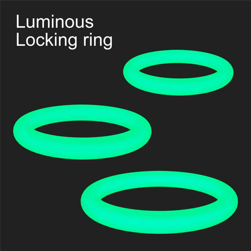 3 Sizes Premium Cock Ring Luminous Sex Toy For Delay Ejaculation Male sex toy