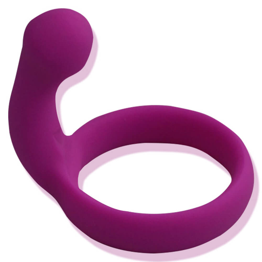 Silicone Penis Ring With Anal Plug Sex Toy for Men Prostate Massaging