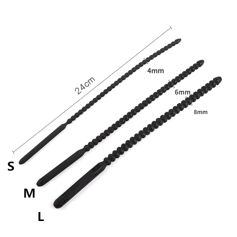 Silicone Urethra Sounding Penis Plug Catheter Dilator Bdsm Sex Toy Male sex toy