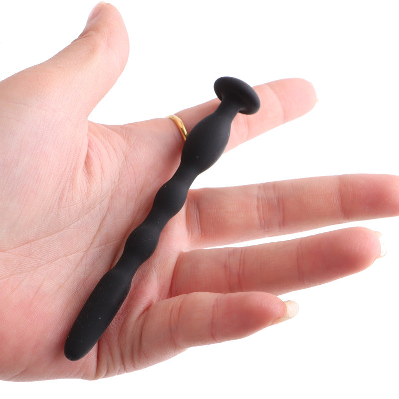 Silicone Urethral Sound Beads Catheter Dilator Rod Penis Plug Sex Toy