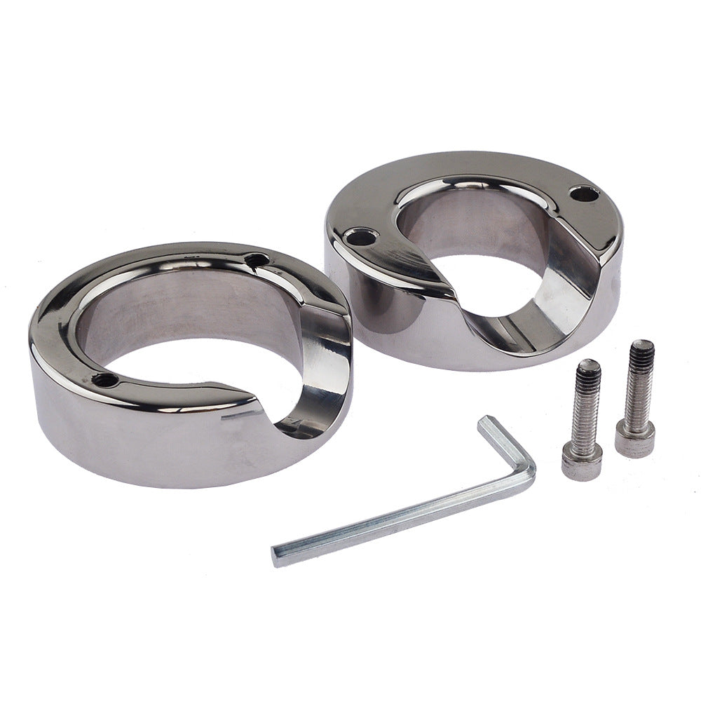 Stainless Steel Scrotal Penis Weights Stretcher Pendant Cock Ring Male sex toy