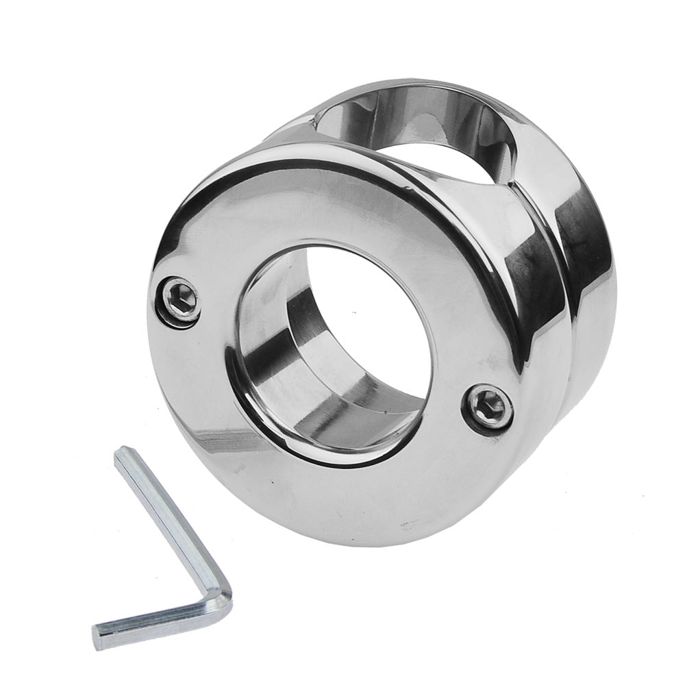 Stainless Steel Scrotal Penis Weights Stretcher Pendant Cock Ring Male sex toy