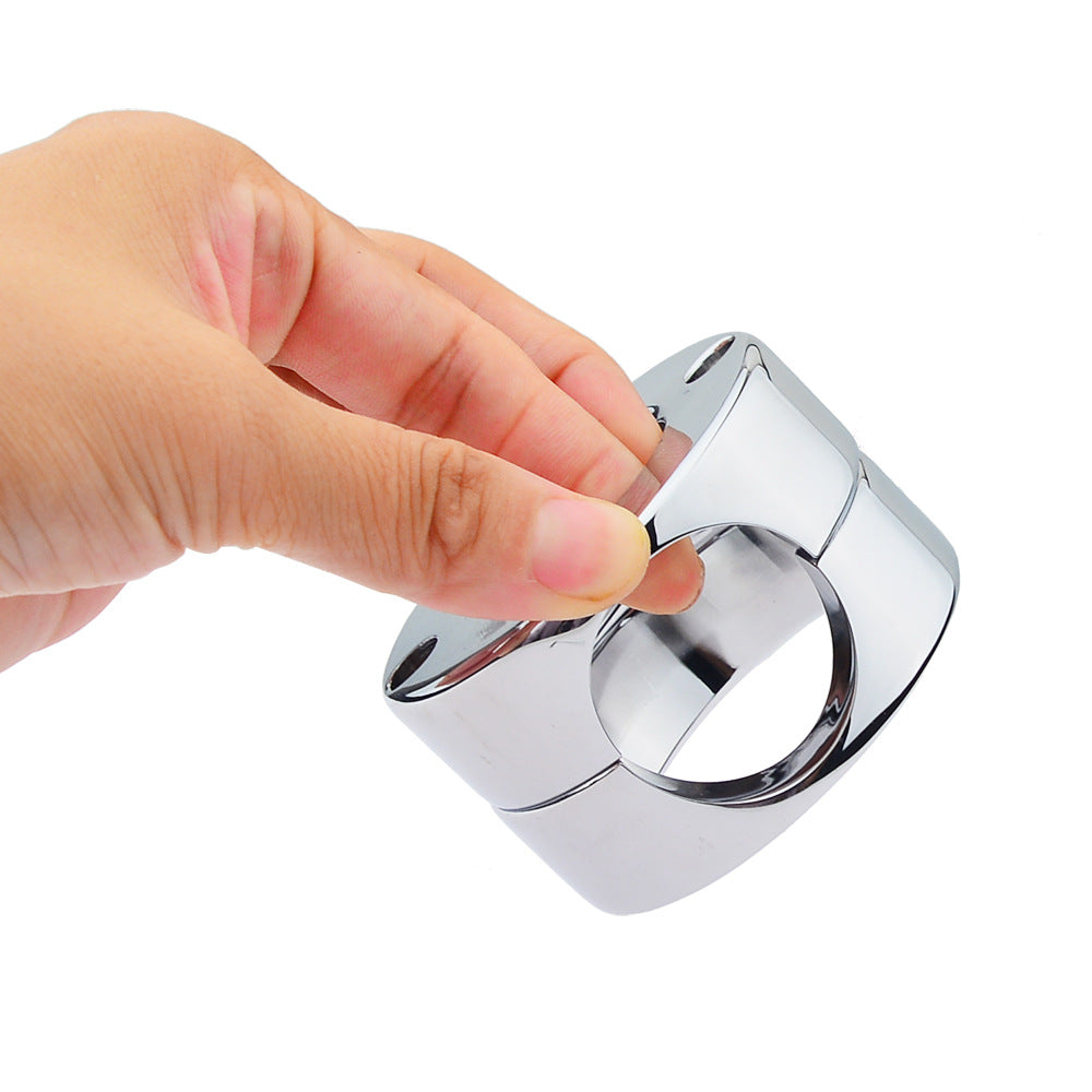 Stainless Steel Scrotal Penis Weights Stretcher Pendant Cock Ring Male sex toy