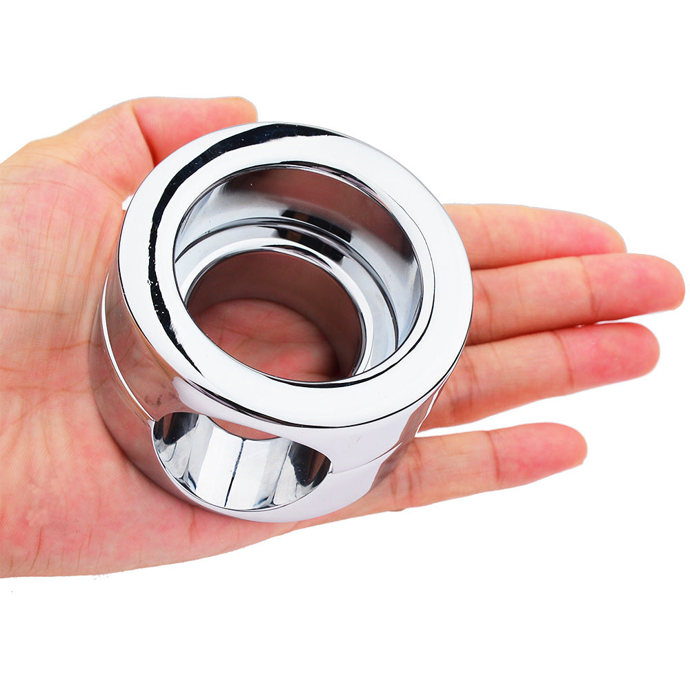 Stainless Steel Scrotal Penis Weights Stretcher Pendant Cock Ring Male sex toy
