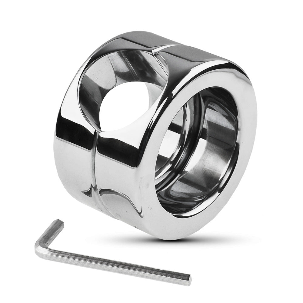 Stainless Steel Scrotal Penis Weights Stretcher Pendant Cock Ring Male sex toy