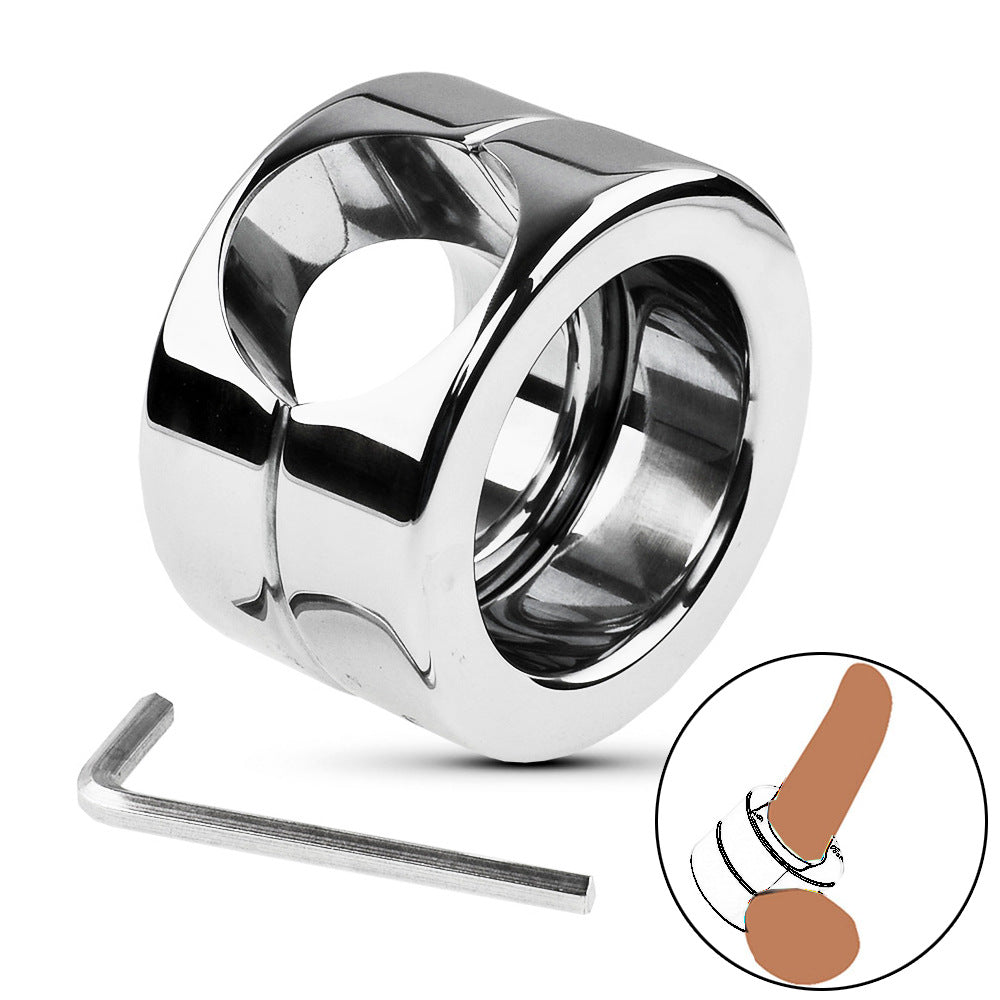 Stainless Steel Scrotal Penis Weights Stretcher Pendant Cock Ring Male sex toy