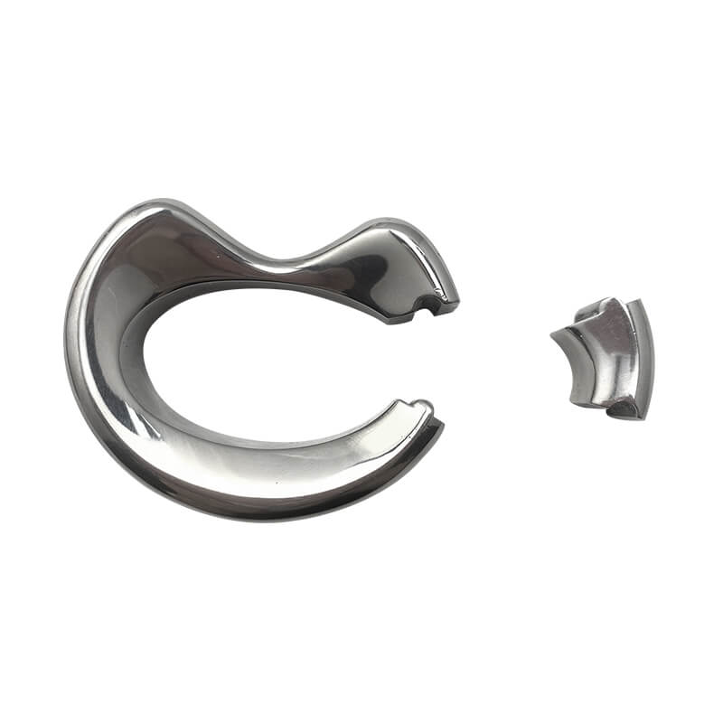 Stainless Steel Cock Ring Weight Male Metal Ball Stretcher Male sex toy