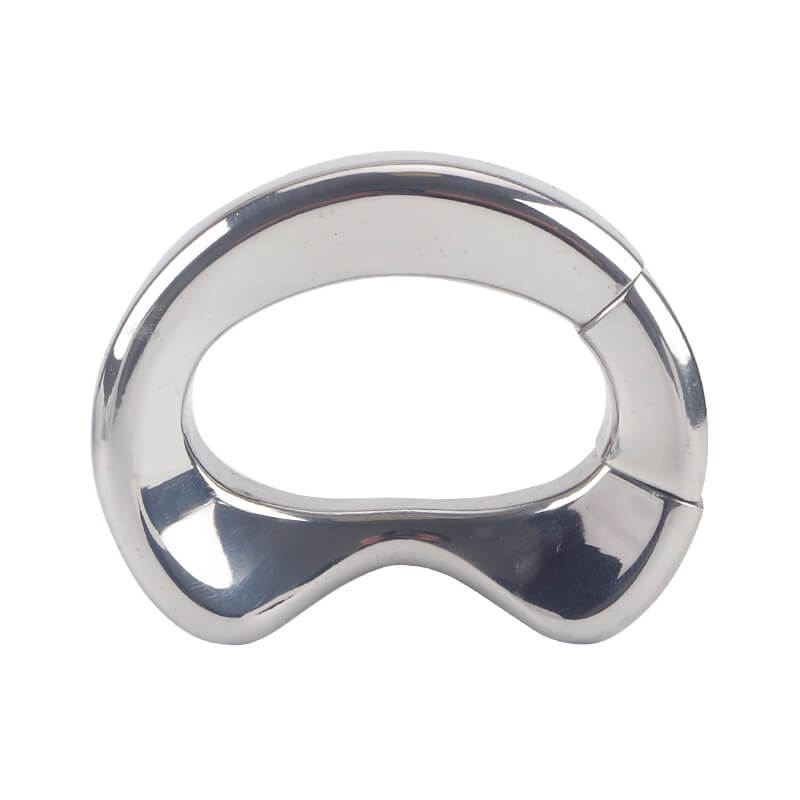 Stainless Steel Cock Ring Weight Male Metal Ball Stretcher Male sex toy