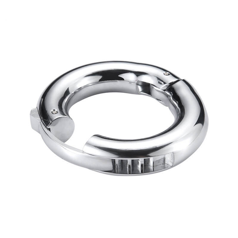 Stainless Steel Adjustable Penis Ring Scrotum Pendant Ball Stretcher Male sex toy