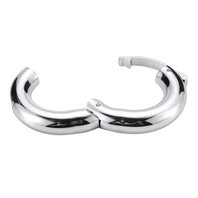 Stainless Steel Adjustable Penis Ring Scrotum Pendant Ball Stretcher Male sex toy