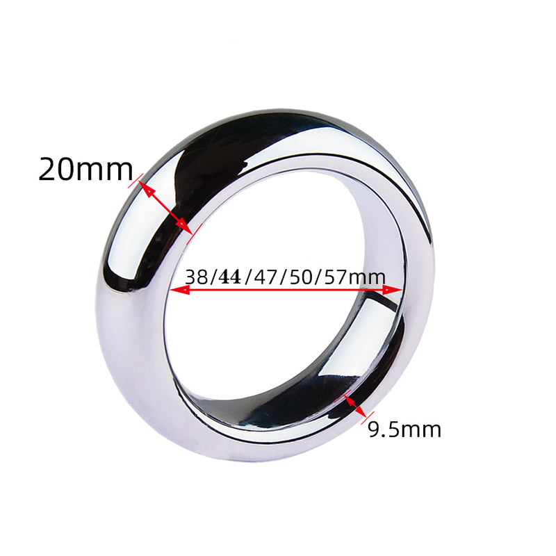 Stainless Steel Smooth Heavy Ball Scrotum Penis Stretcher Weights For Men Male sex toy