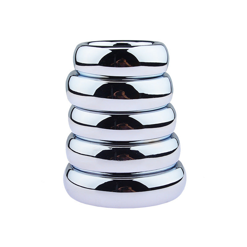 Stainless Steel Smooth Heavy Ball Scrotum Penis Stretcher Weights For Men Male sex toy