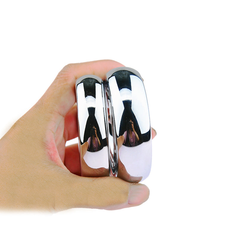 Stainless Steel Smooth Heavy Ball Scrotum Penis Stretcher Weights For Men Male sex toy