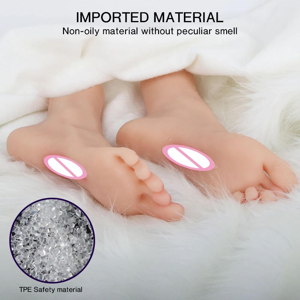 Premium Silicone Feet Fetish Pocket Pussy Realistic Vajankle Male sex toy
