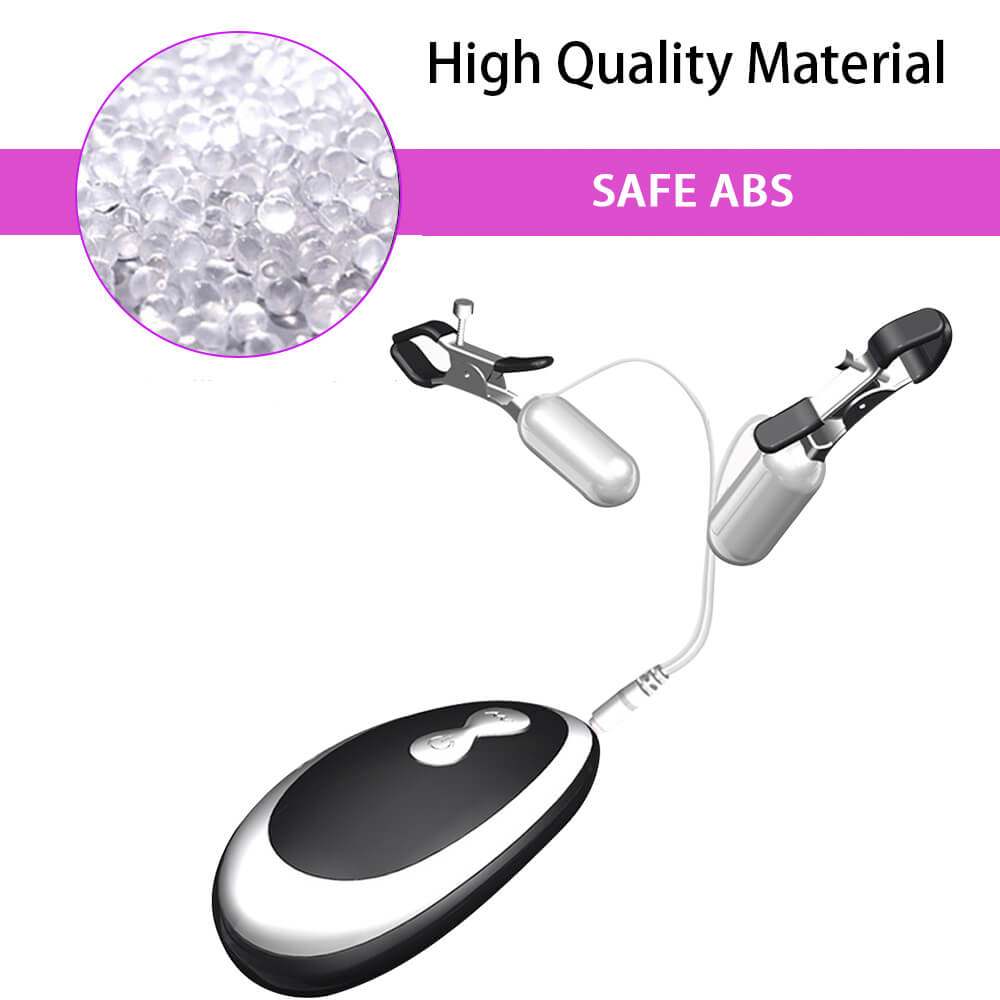 20 Vibrating Modes Nipple Clamp Stimulation BDSM Sex Toy Male sex toy