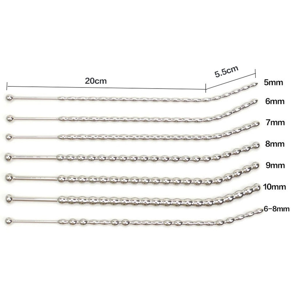 Stainless Steel Urethral Sound Beads Dilators Penis Plug Male Sex Toys