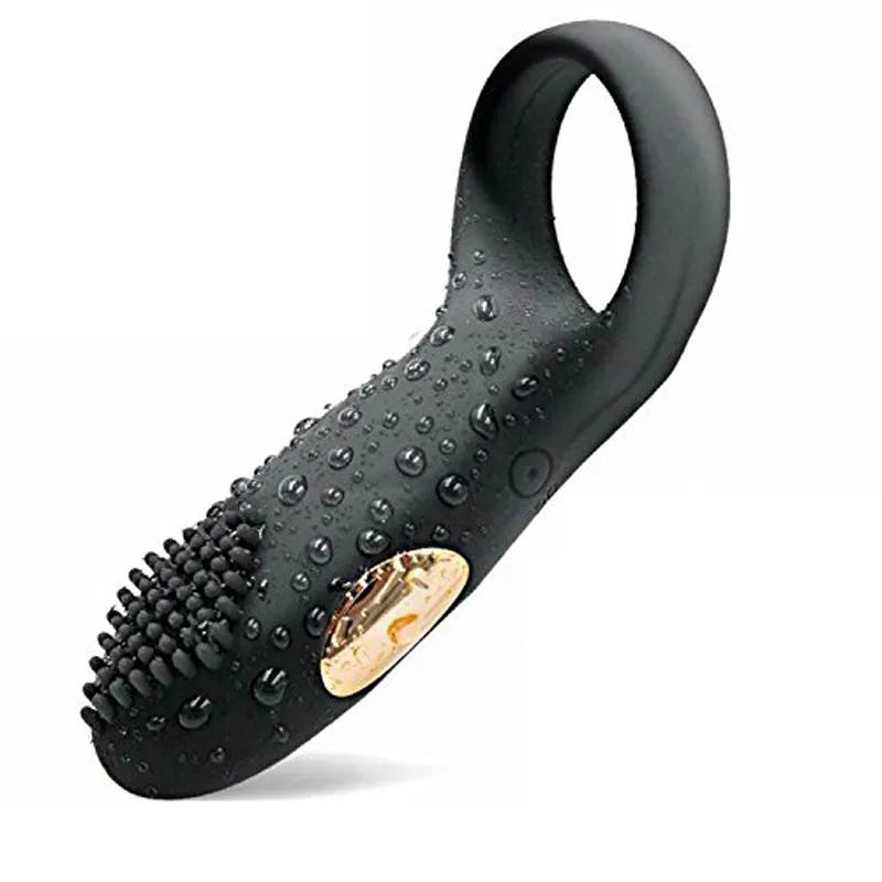 12 Vibrating Modes Soft Cock Ring Male Sex Toy For Sex Orgasm Male sex toy