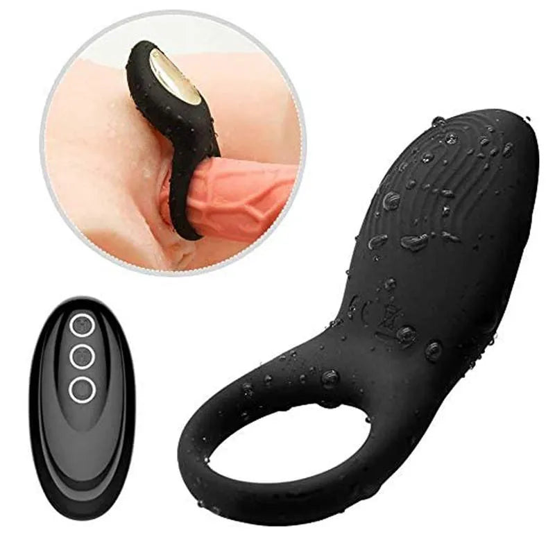Body Safe Rechargeable Adult Men Cock Ring For Sex Orgasm Male sex toy
