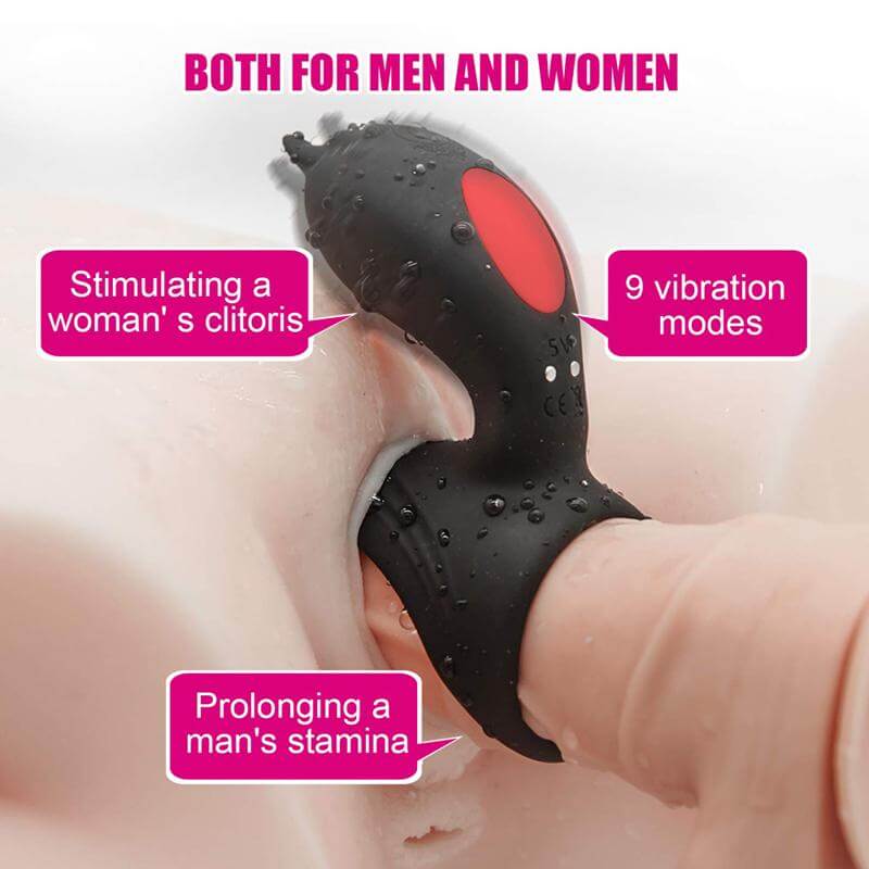 Double Rings Remote Control For Men Prolong Using Cock Ring