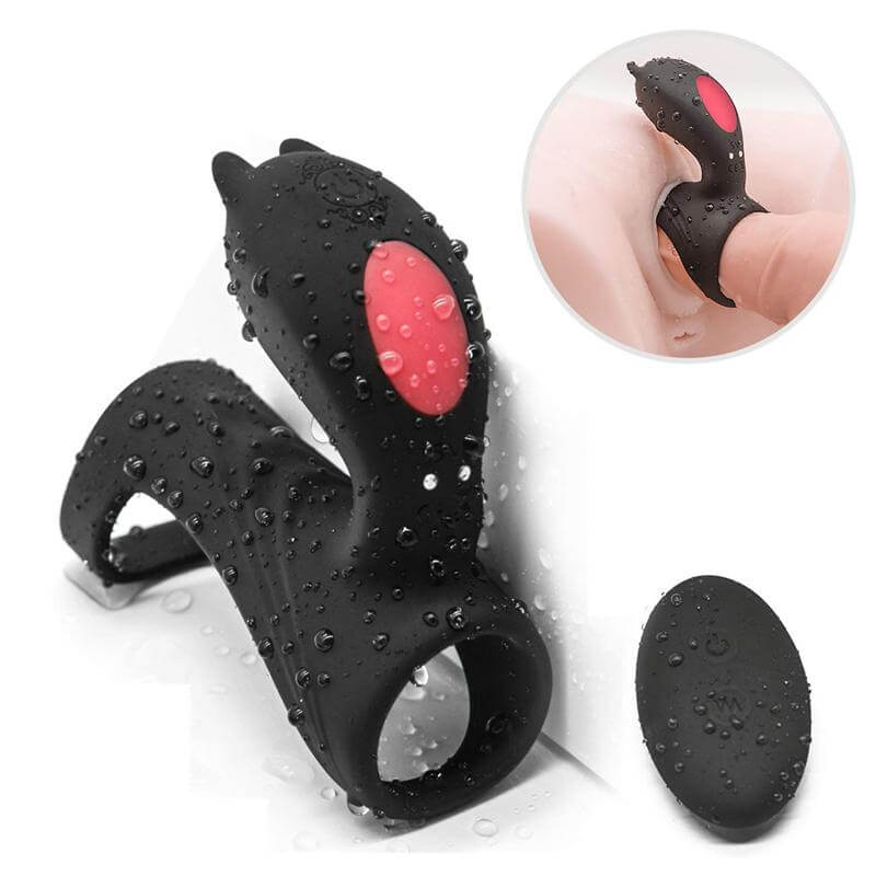 Double Rings Remote Control For Men Prolong Using Cock Ring Male sex toy