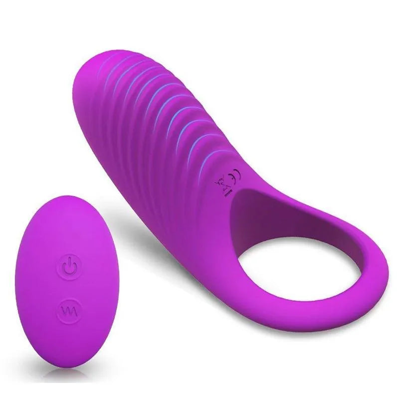 USB Rechargeable Remote Control Cock Ring For Adult Men