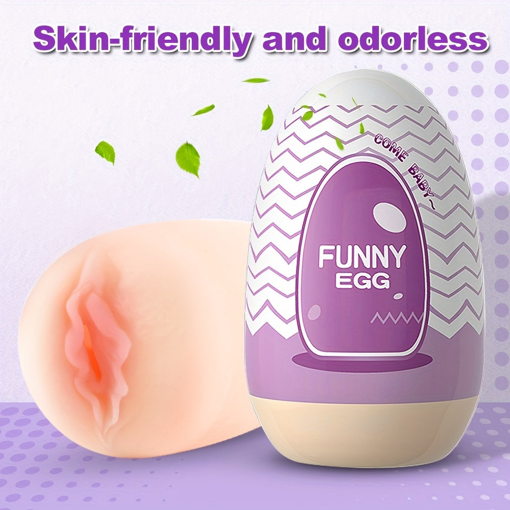 Disposable One-Time Use Egg Portable 3D Realistic Soft Male Masturbato Disposable One-Time Use Egg Portable 3D Realistic Soft Male Masturbato