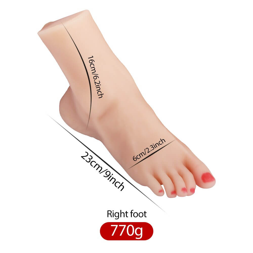 Premium Silicone Feet Fetish Pocket Pussy Realistic Vajankle Male sex toy
