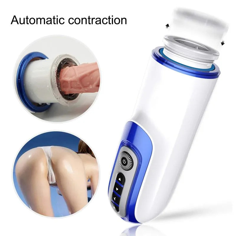 Leten Heating Voice Vibrating Thrusting Male Masturbator Male sex toy
