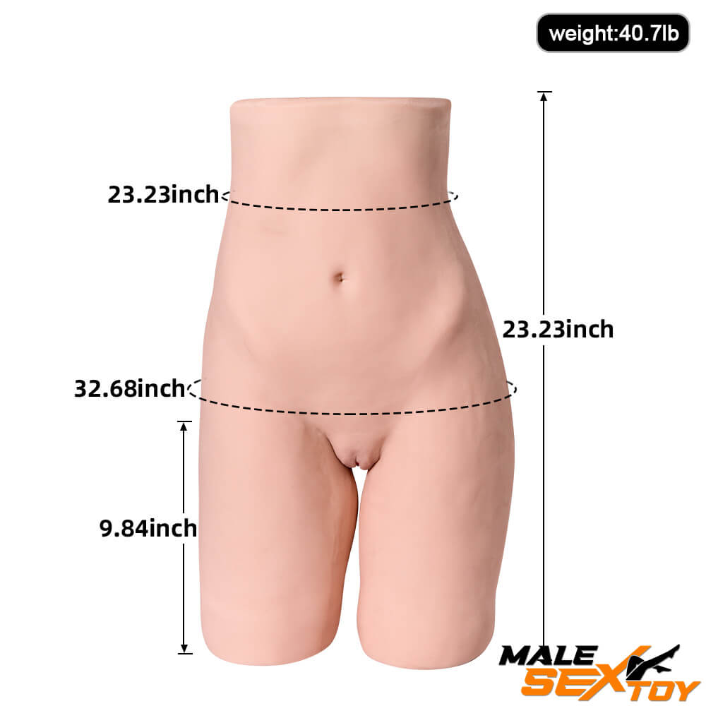 45.19lb Realistic Life Size Leg Sex Torso With Real Vagina Anus Male sex toy