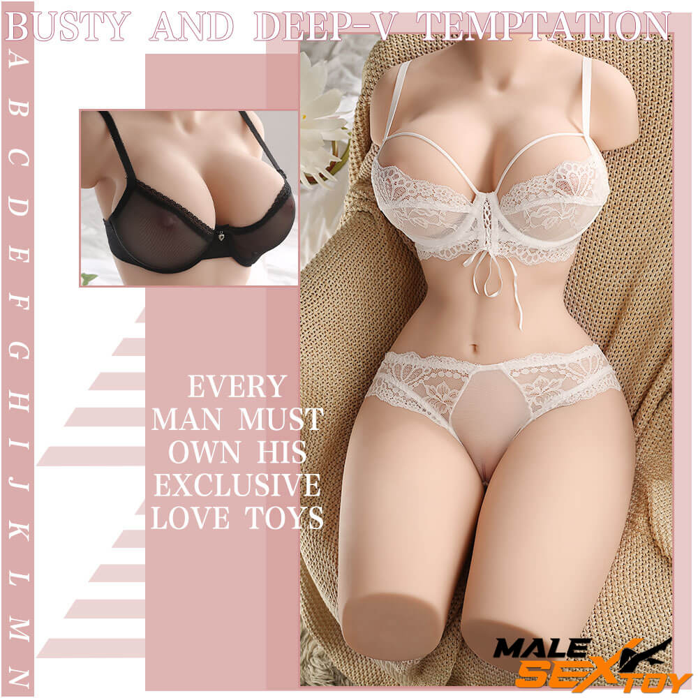 57.32lb Realistic Female Sex Doll Torso With Big Boobs Sex Stroker Male sex toy