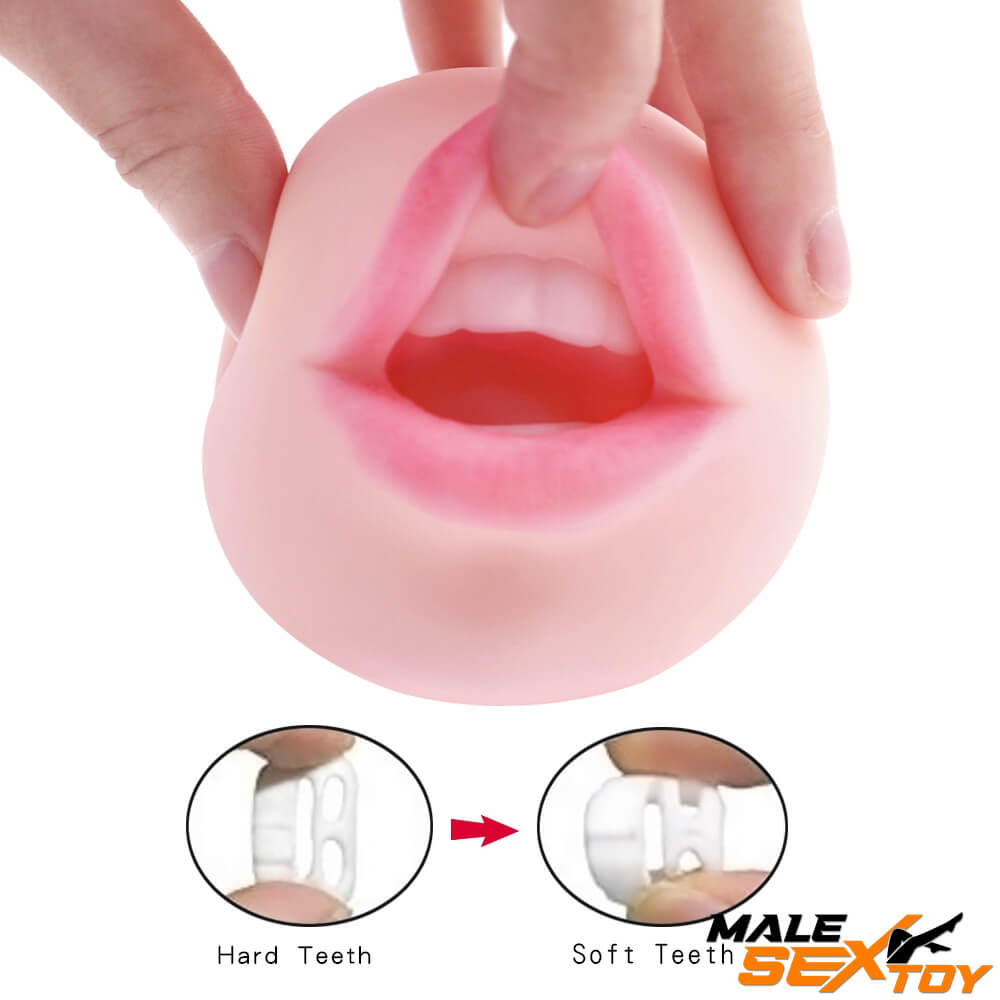 Dual Heads TPR Pussy Sex Toy With Mouth and Vagina Male sex toy