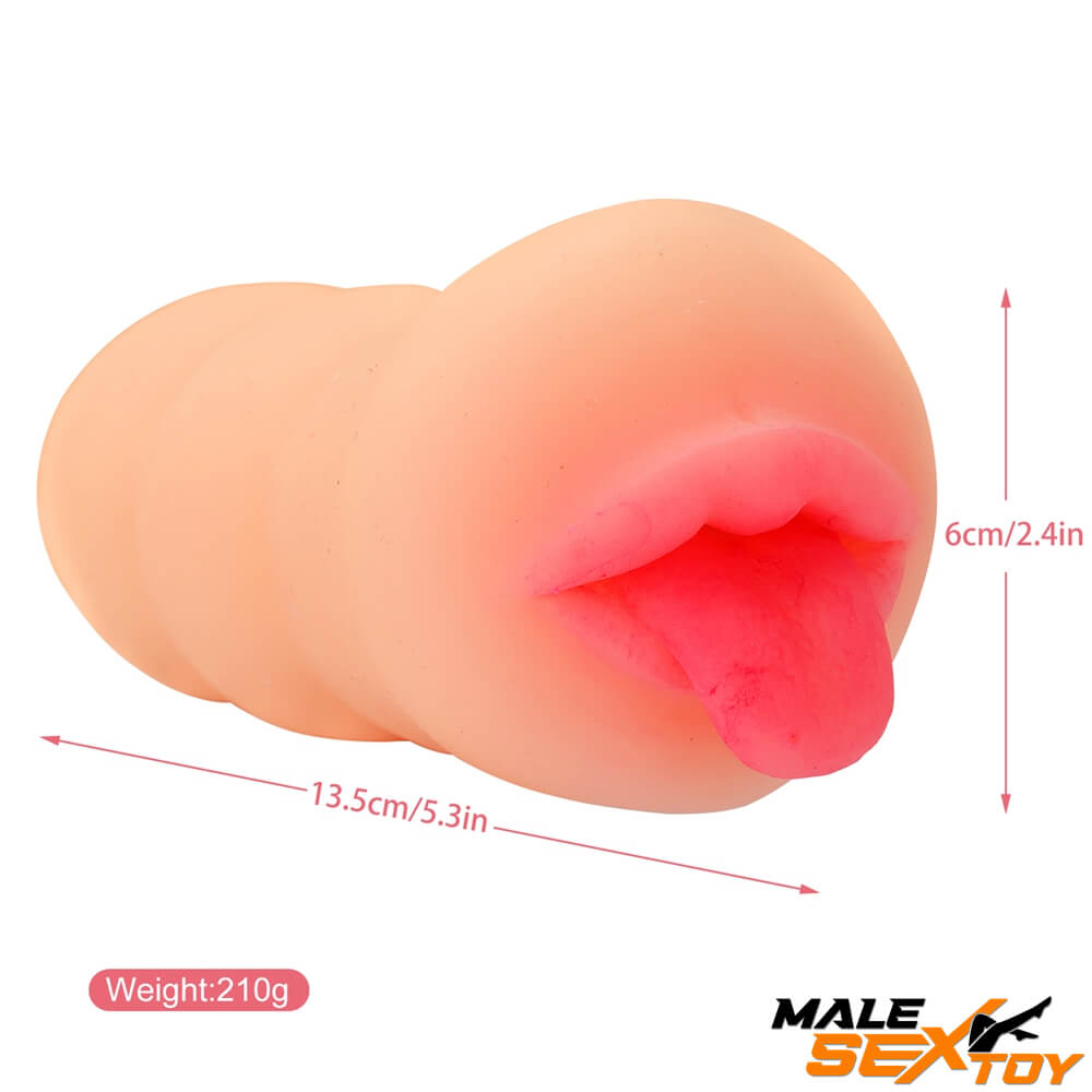 Small Tongue Pussy Sex Toy Pink Mouth Virgin Penis Masturbator Male sex toy