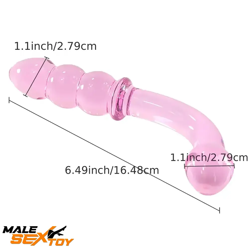6.1in 6.3in 6.49in Glass Crystal Dildo For Female Male Sex Massage Male Sex Toy