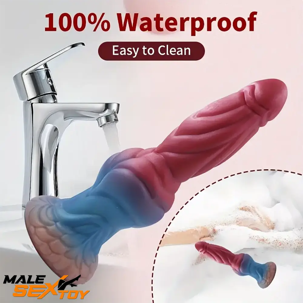 11.61in Fantasy Monster Cock Silicone Soft Dildo For Women G Spot