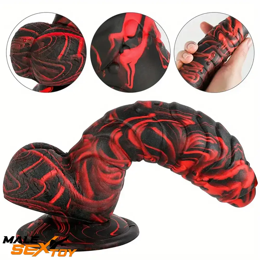 6.88in 8.66in Body Safe Silicone Soft Dinosaur Dildo For Women Female Male Sex Toy