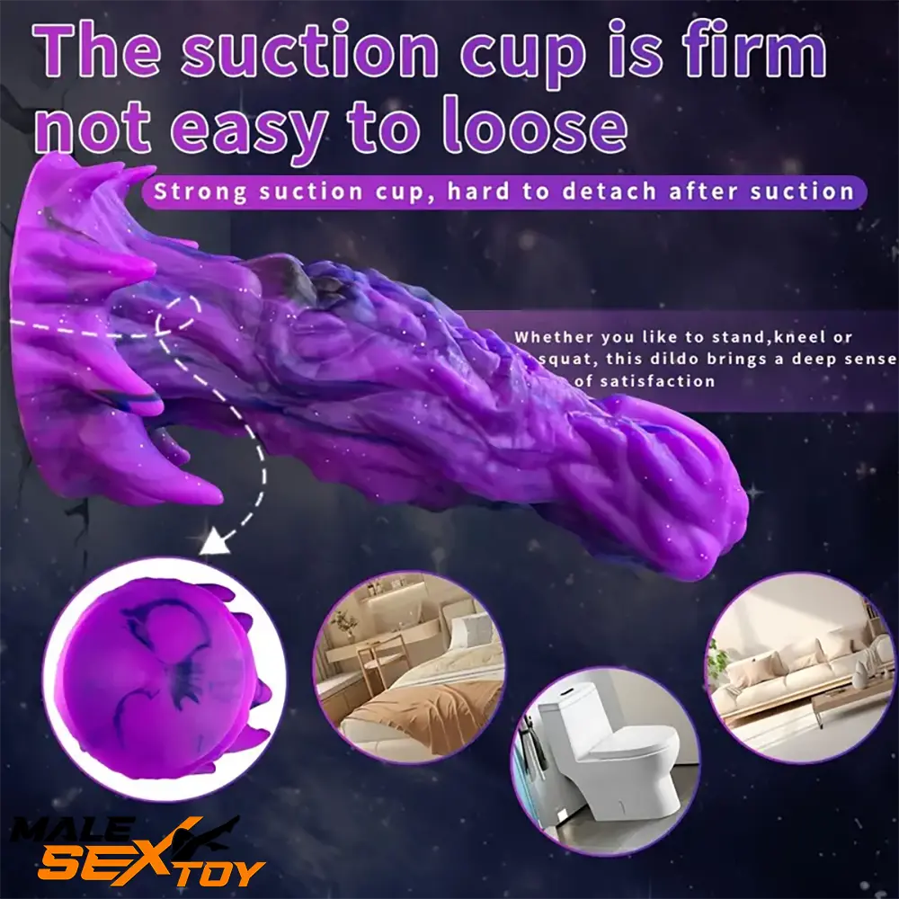 9.84in Big Fantasy Monster Silicone Soft Dildo For Prostate Massage Male Sex Toy