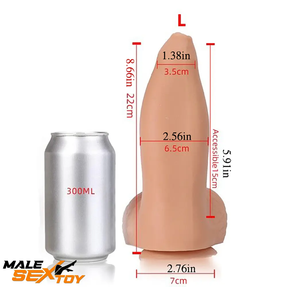 5.9in 7.09in 8.66in 9.45in 11.02in Silicone Big Thick Dildo For Female Male Sex Toy