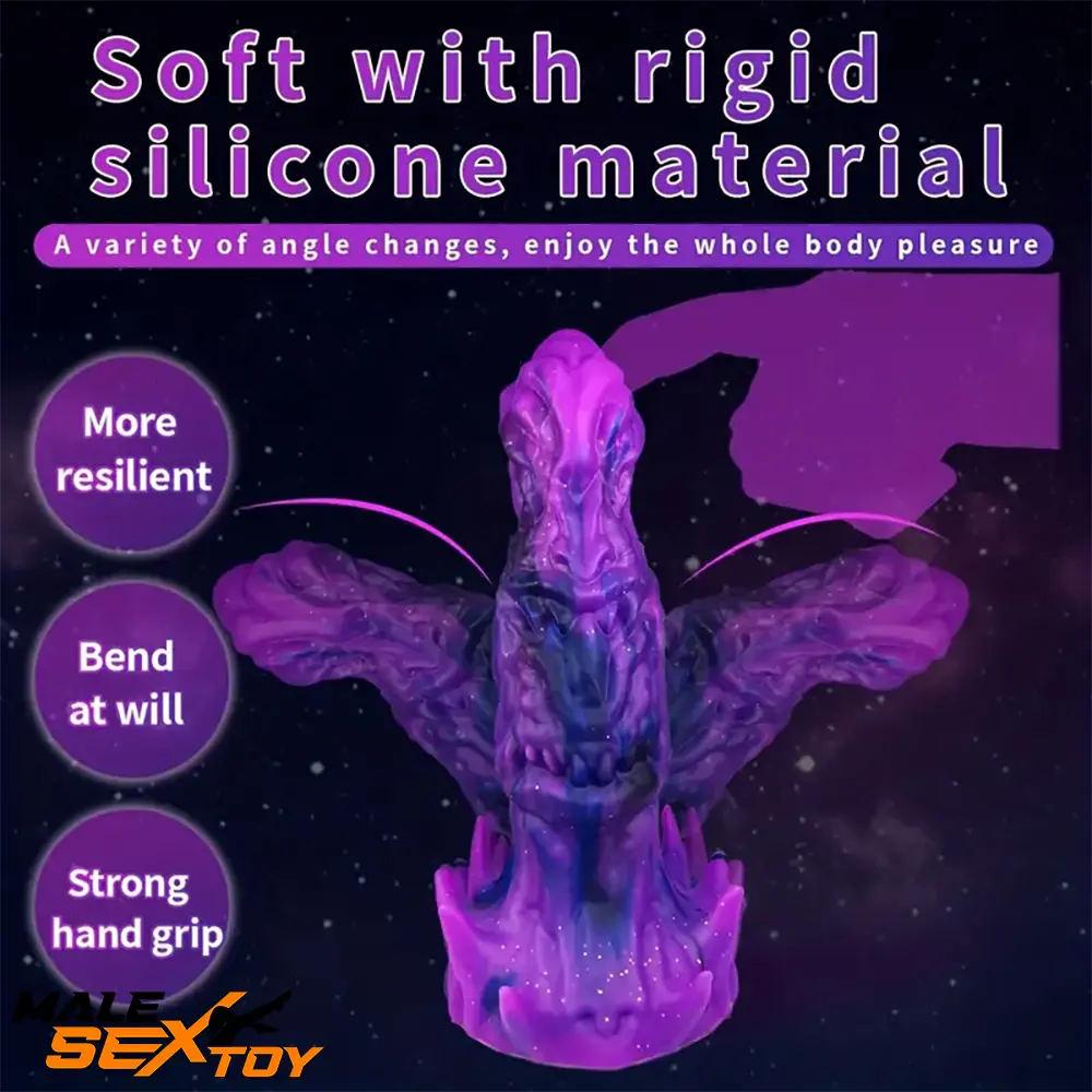 9.84in Big Fantasy Monster Silicone Soft Dildo For Prostate Massage Male Sex Toy