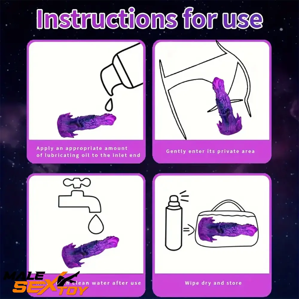 9.84in Big Fantasy Monster Silicone Soft Dildo For Prostate Massage Male Sex Toy