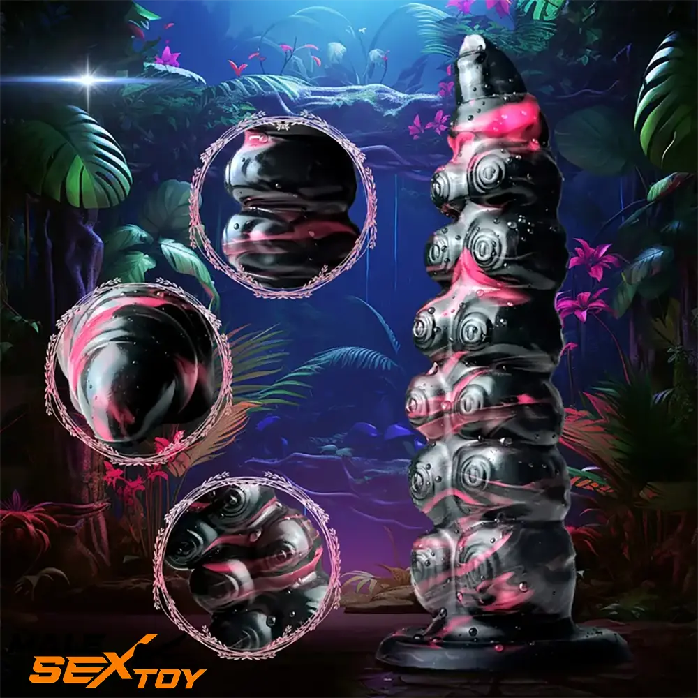 8.7in Monster Octopus Tentacle Big Silicone Soft Dildo For Female Male Sex Toy