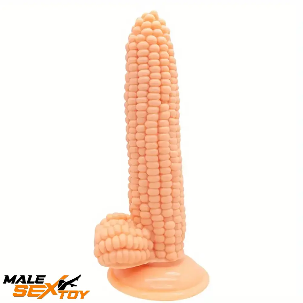7.9in Real Vegetable Corn Dildo For Women Vaginal Sex Clit Pleasure